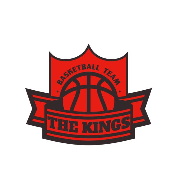 The Kings Basketball team Logo Template Thumbnail