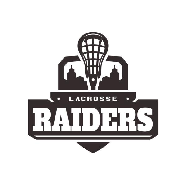 Raiders Lacrosse Logo Template Thumbnail