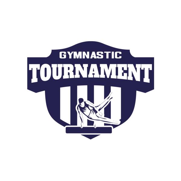 Gymnastic Tournament logo template Thumbnail